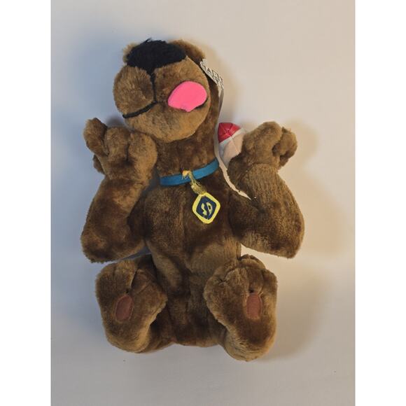 11" Scooby Doo Plush Holding Hot Dog 1998 Cartoon Network - Picture 4 of 8